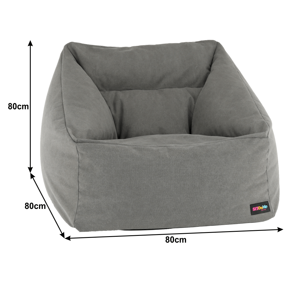 Fotoliu tip sac tapitat URASON, vedere 4