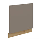 Ușă mașină de spălat vase Frisbo, gri și maro, vedere din față