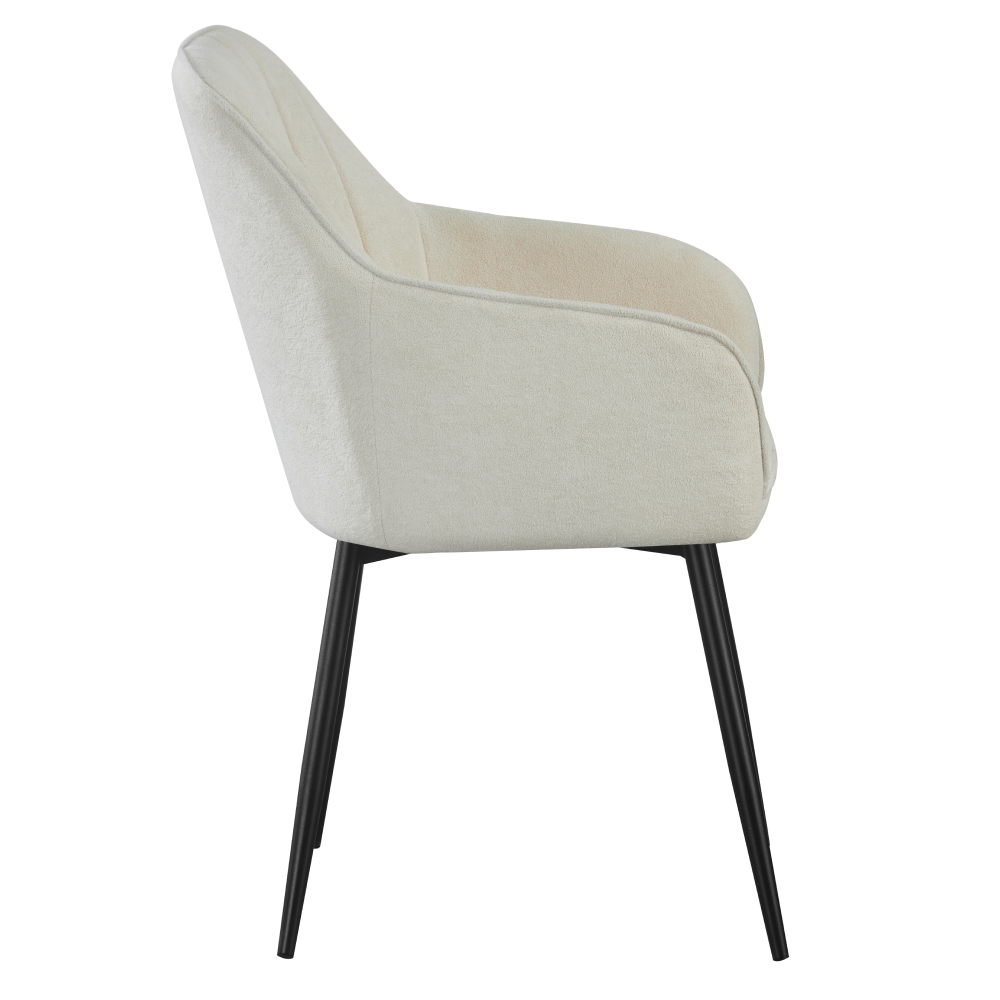Scaun VAJRO, crem / negru