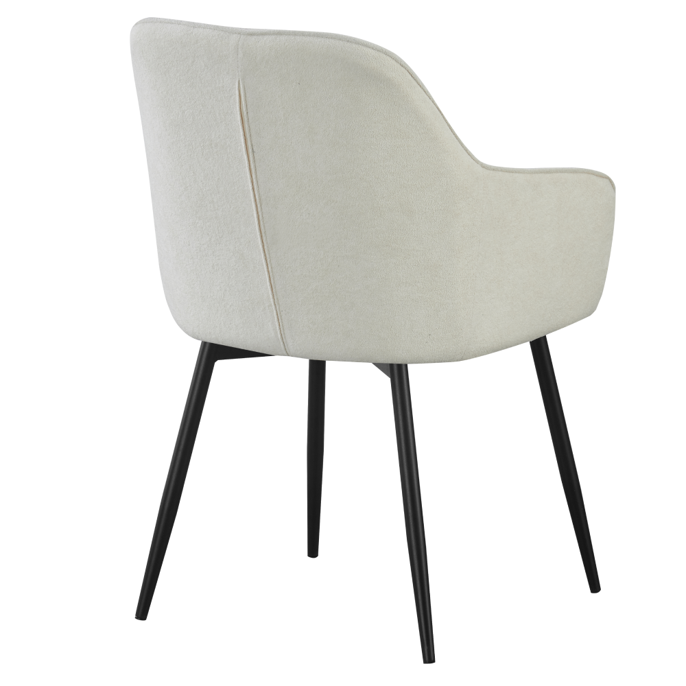 Scaun VAJRO, crem / negru
