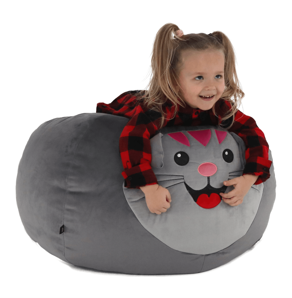 Fotoliu sac BABY, gri