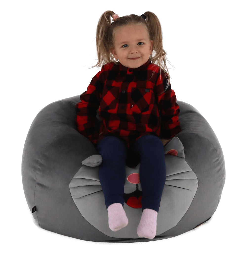 Fotoliu sac BABY, gri