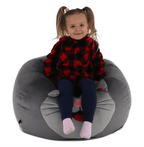 Fotoliu sac BABY, gri