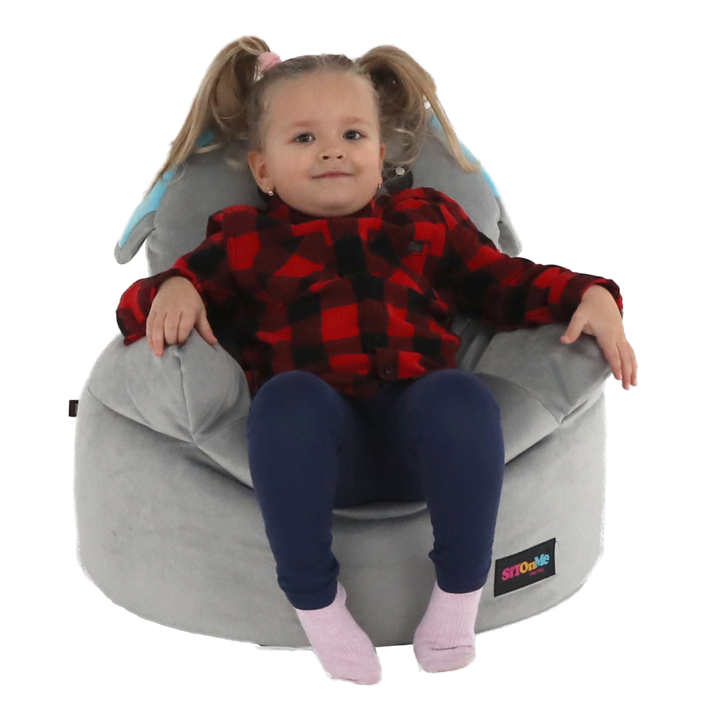 Fotoliu sac BABY, gri