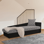 Canapea JUDIT, negru / gri