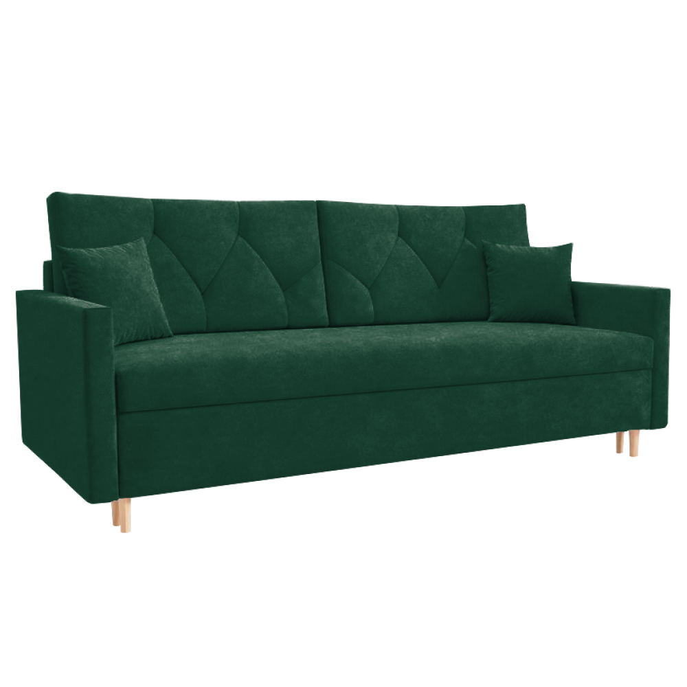 Canapea extensibila VALEN, verde