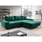 Coltar extensibil culoare smarald, vedere 2