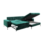 Coltar extensibil culoare smarald, vedere 4