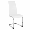 Scaun dining VATENA, alb/crom