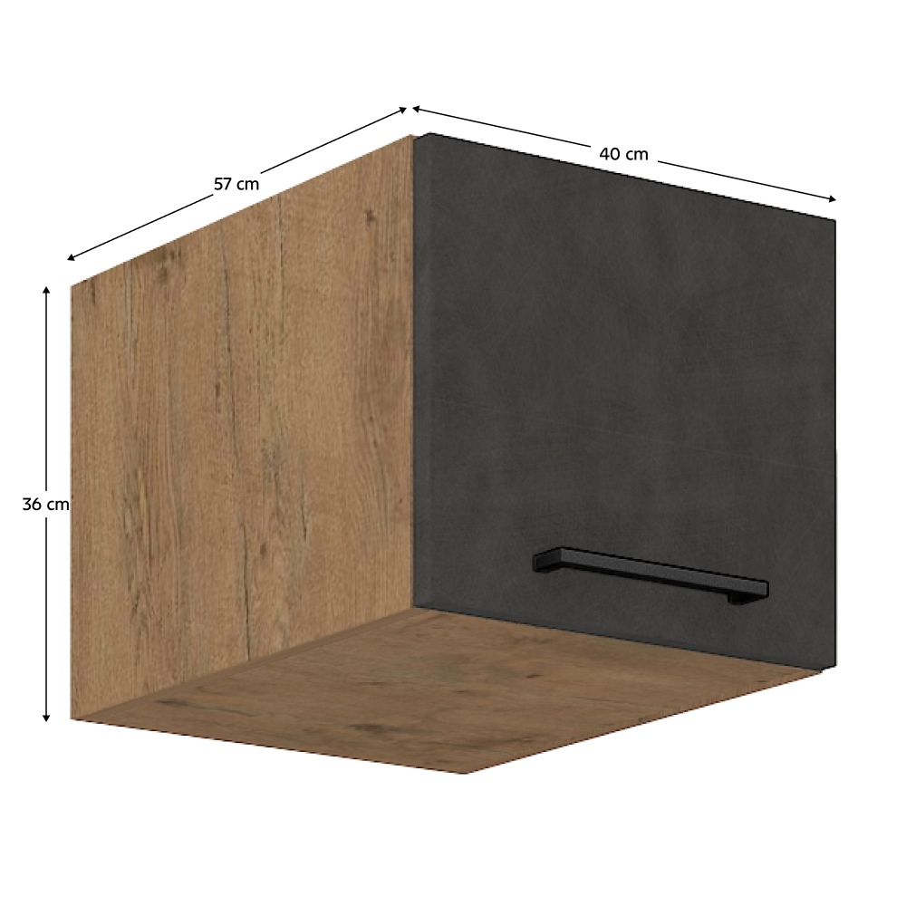 Dulap bucatarie modular VEGA 40 NAGU-36 1F, vedere 3
