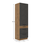 Dulap bucatarie modular VEGA 60 DKS-210 3S 1F, vedere 3