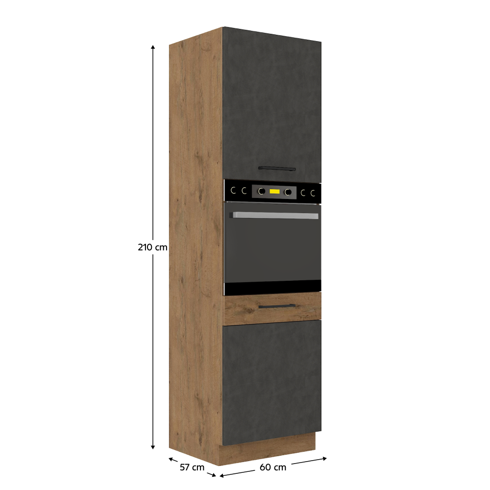 Dulap bucatarie modular VEGA 60 DP-210 2F, vedere 3