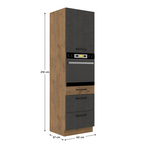 Dulap bucatarie modular VEGA 60 DPS-210 3S 1F, vedere 3