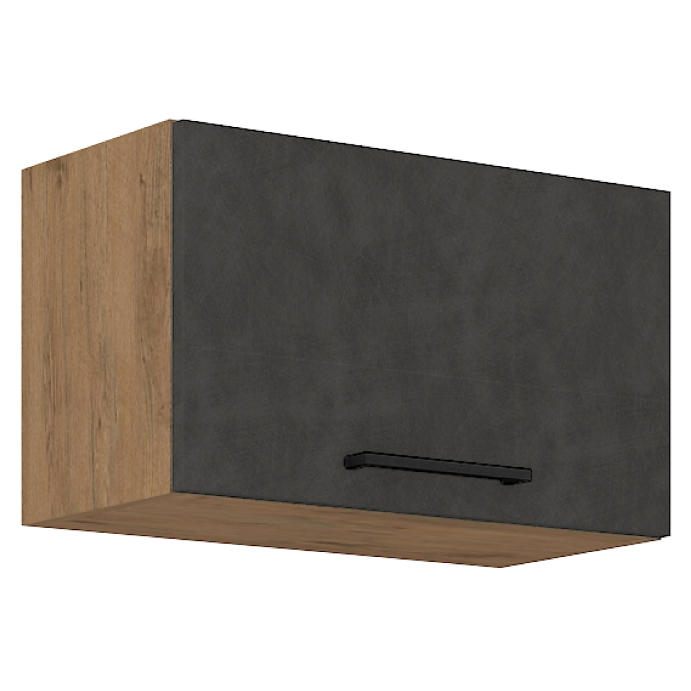 Dulap superior VEGA 60 GU-36 1F, stejar lancelot/gri mat