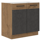 Dulap bucatarie modular VEGA 80 D 2F BB, vedere 2