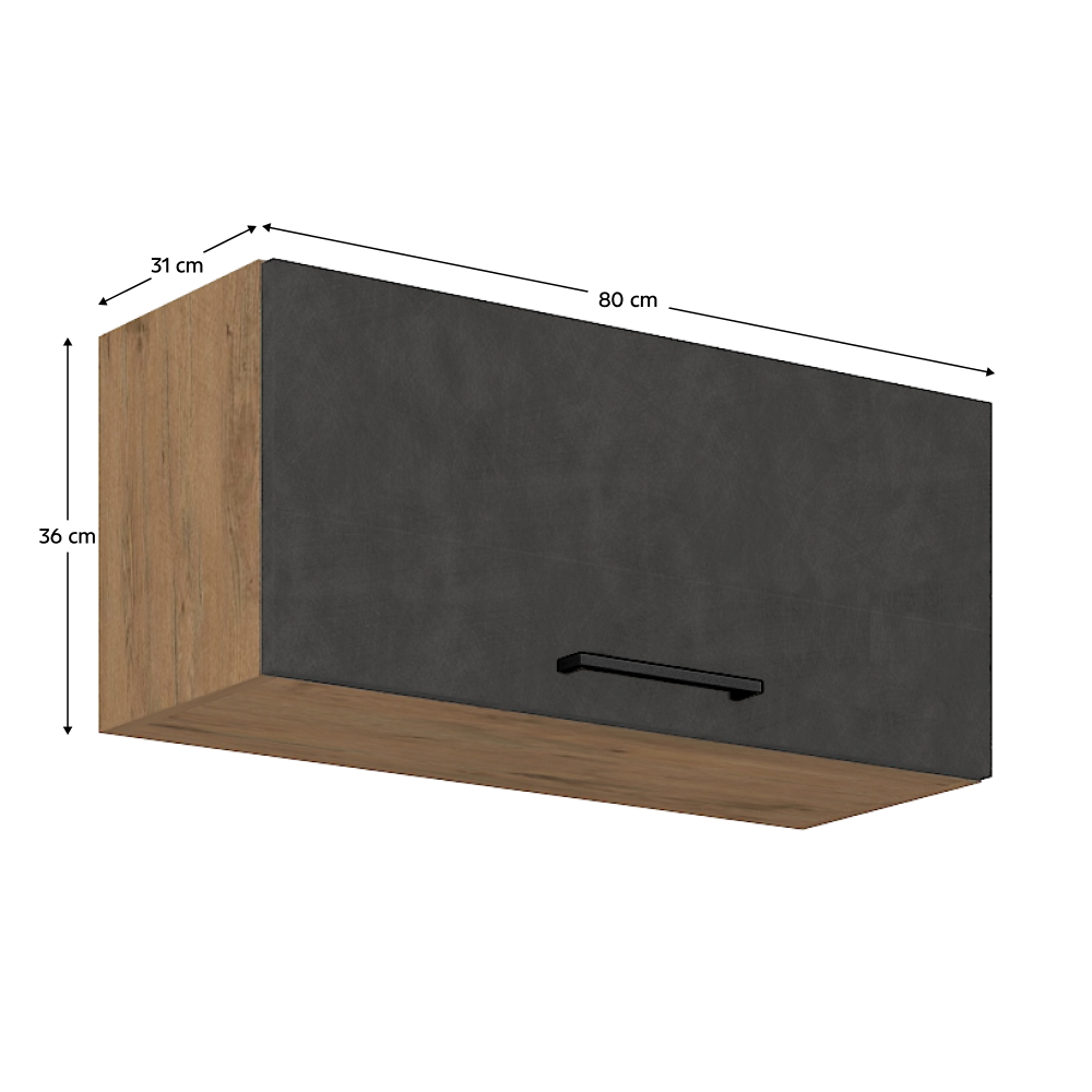 Dulap bucatarie modular VEGA 80 GU-36 1F, vedere 3