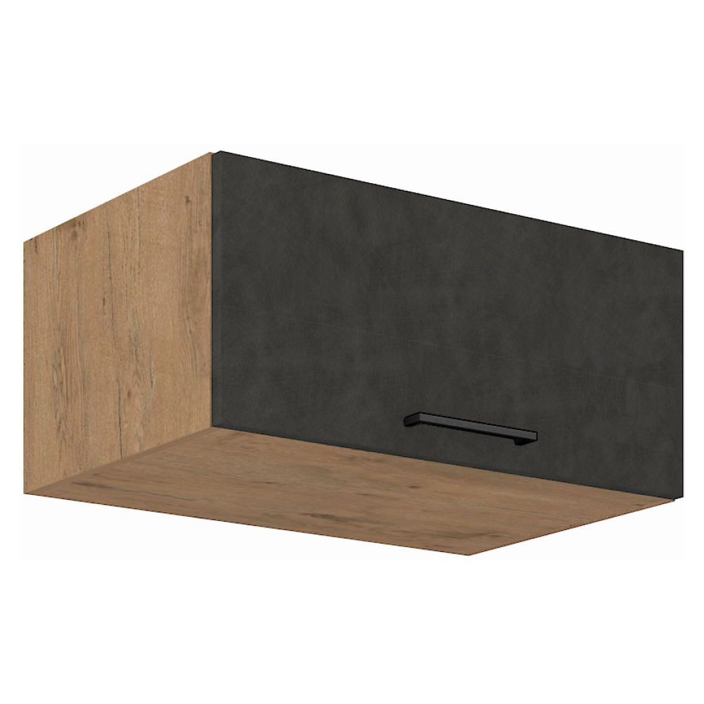 Dulap superior VEGA 80 NAGU-36 1F, stejar lancelot/gri mat