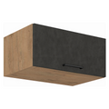 Dulap superior VEGA 80 NAGU-36 1F, stejar lancelot/gri mat