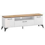 Masuta TV VELIS 2D1S/170, alb/stejar evoke