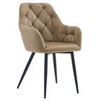 Fotoliu de design VERIO NEW, material Velvet bej