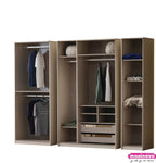 Mobilier dormitor dulap modular 6 usi, Verona