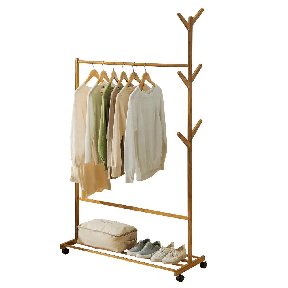 Stander haine VIKIR TYP 3, bambus, latime 100 cm