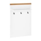 Cuier de perete 90 VILGO, alb/stejar Wotan
