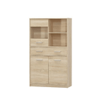 Vitrina 2D1W1S/80 TEYO, stejar sonoma