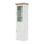 Vitrina ROYAL, pin / stejar