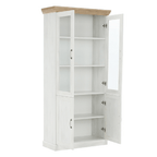 Vitrina ROYAL, pin / stejar