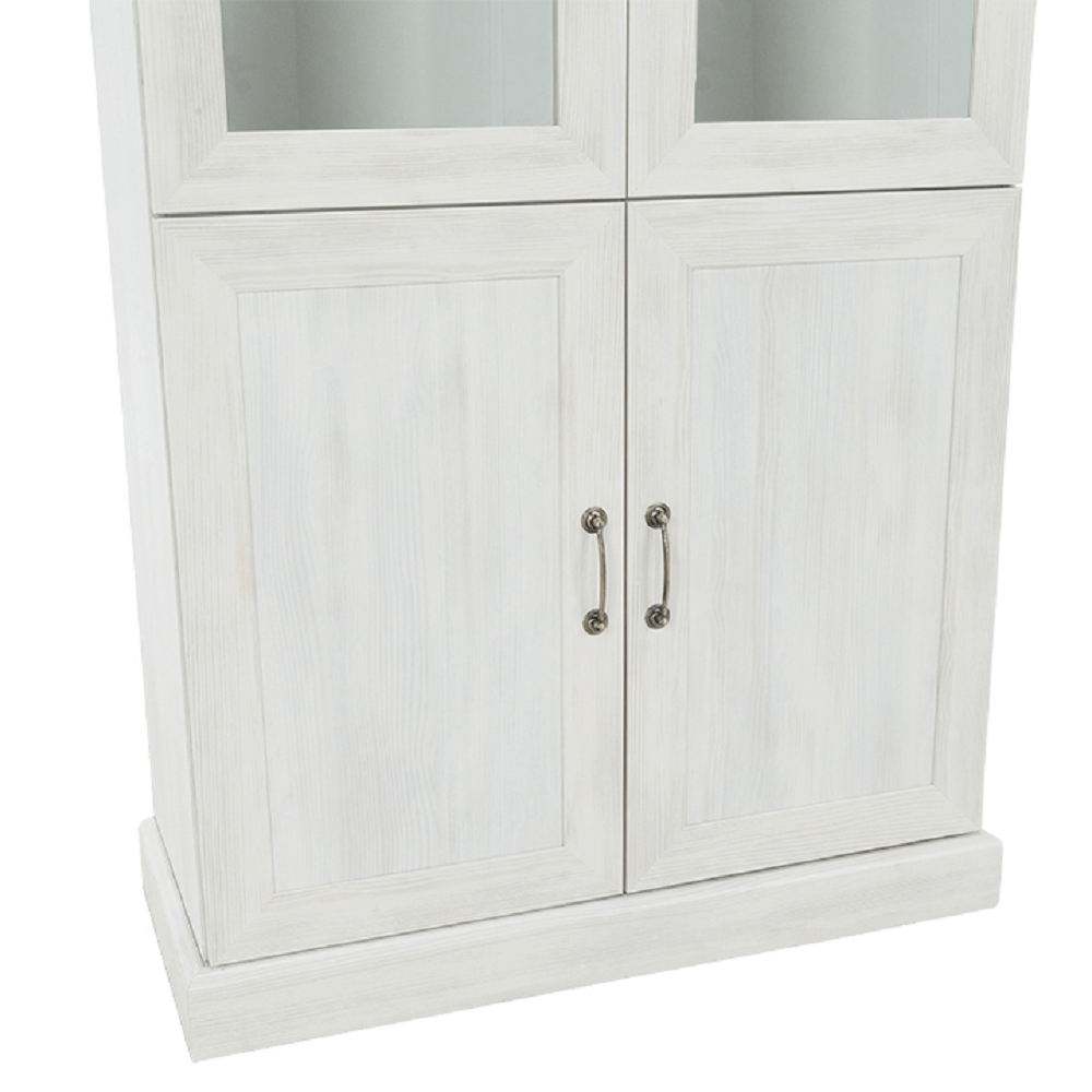 Vitrina ROYAL, pin / stejar