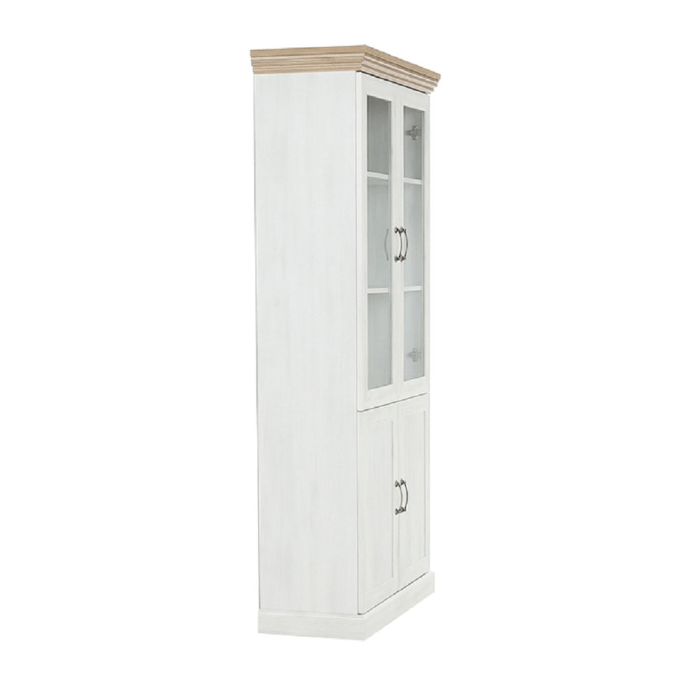 Vitrina ROYAL, pin / stejar