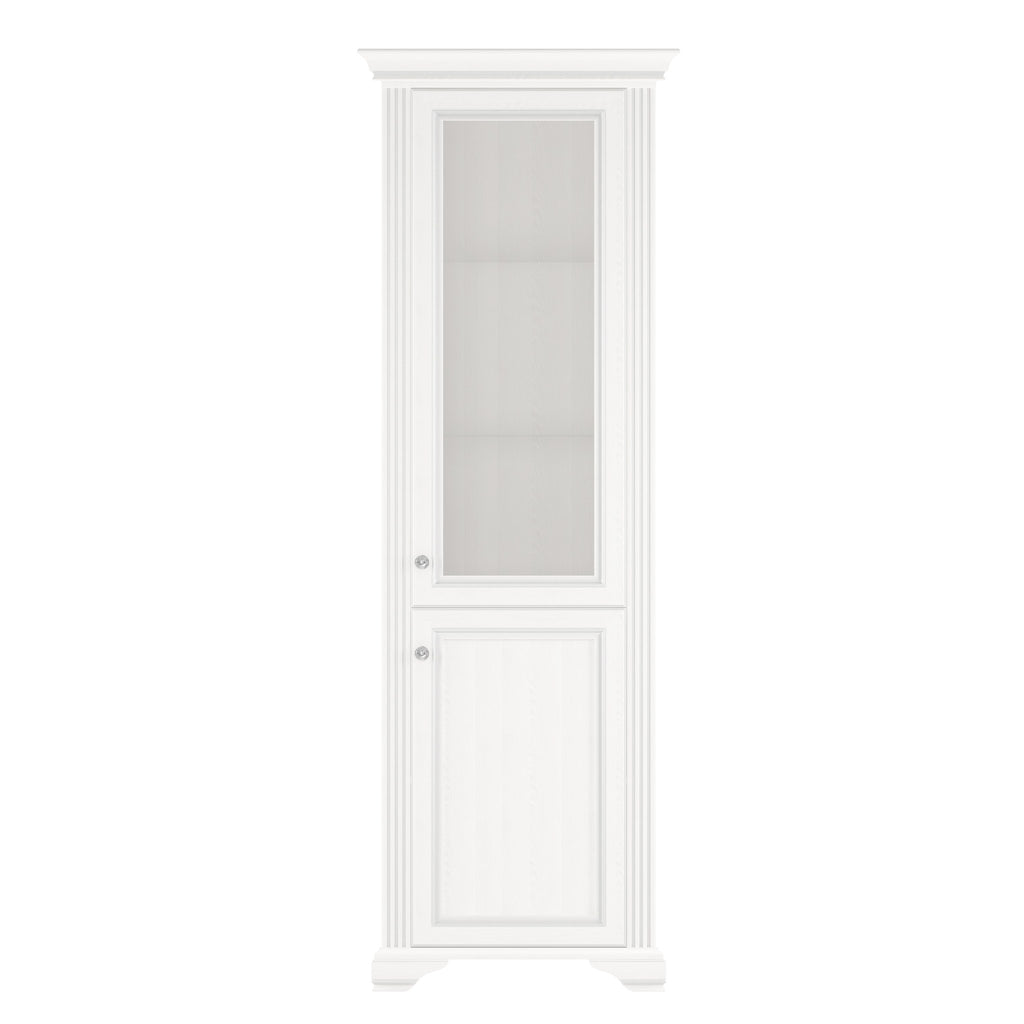 Vitrină White, alb, vedere din față