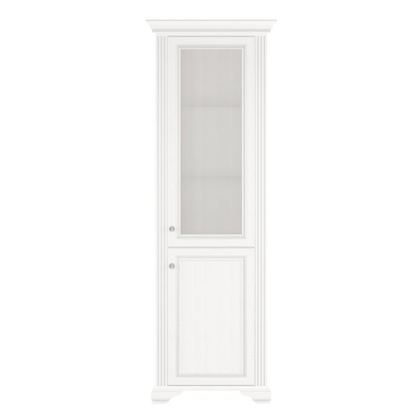 Vitrină White, alb, vedere din față