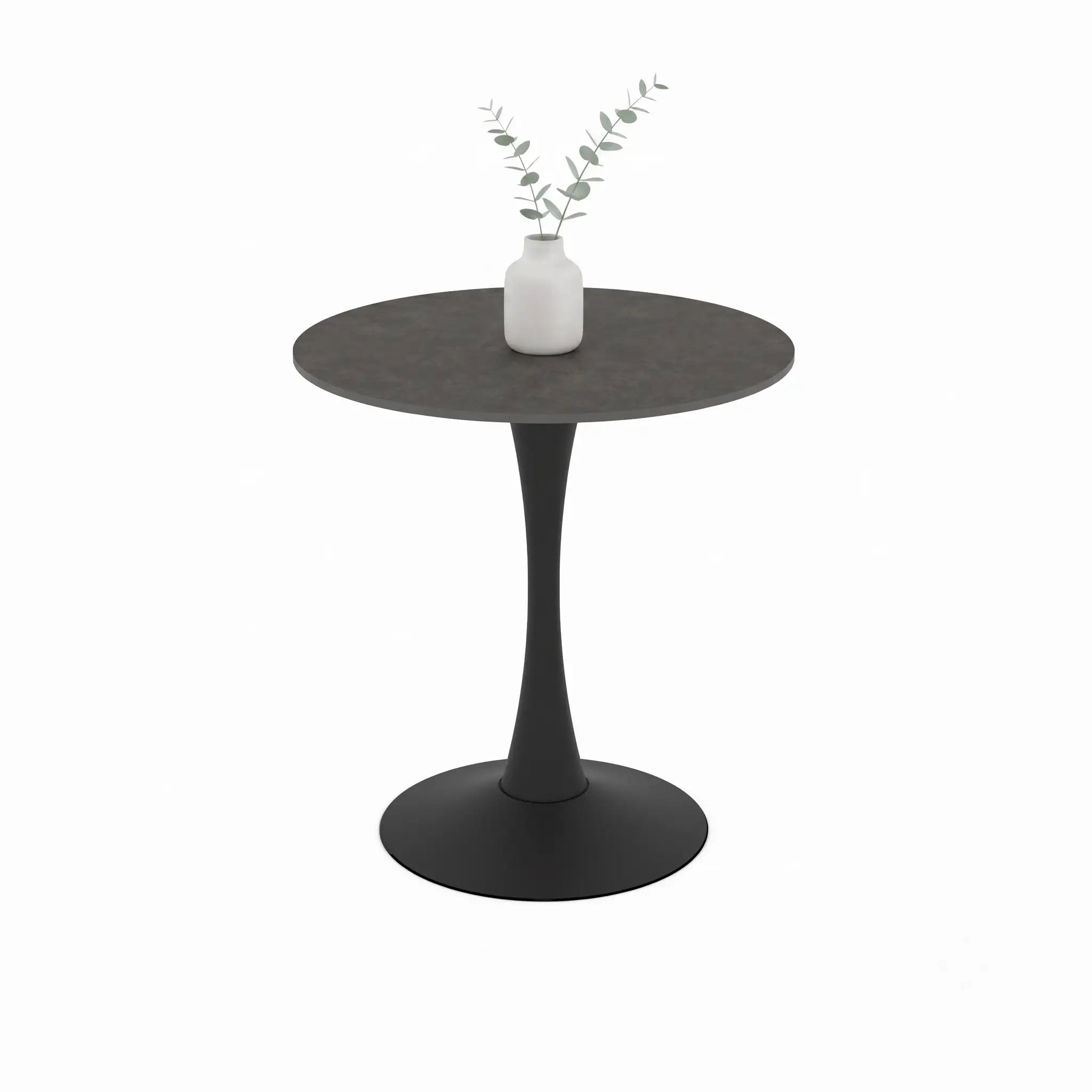 Masa bucatarie/living rotunda 80*74 cm Ceramica Graphite,Viva – Maxinova (imaginea 2)