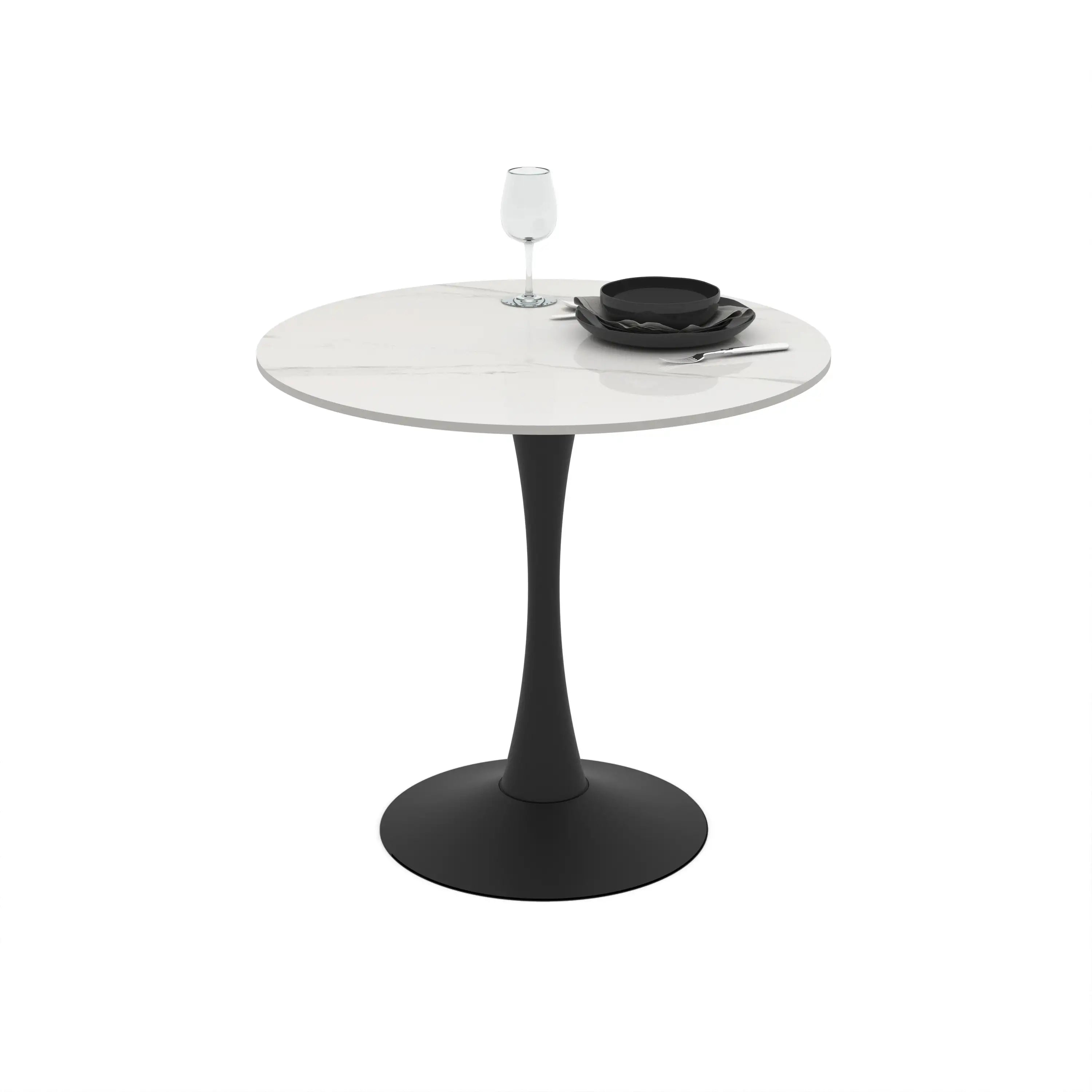 Masa bucatarie/living rotunda 80*74 cm Ceramica, Viva – Maxinova (imaginea 1)