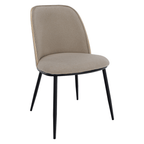Scaun VUDIA, bej / natural / negru