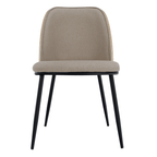 Scaun VUDIA, bej / natural / negru