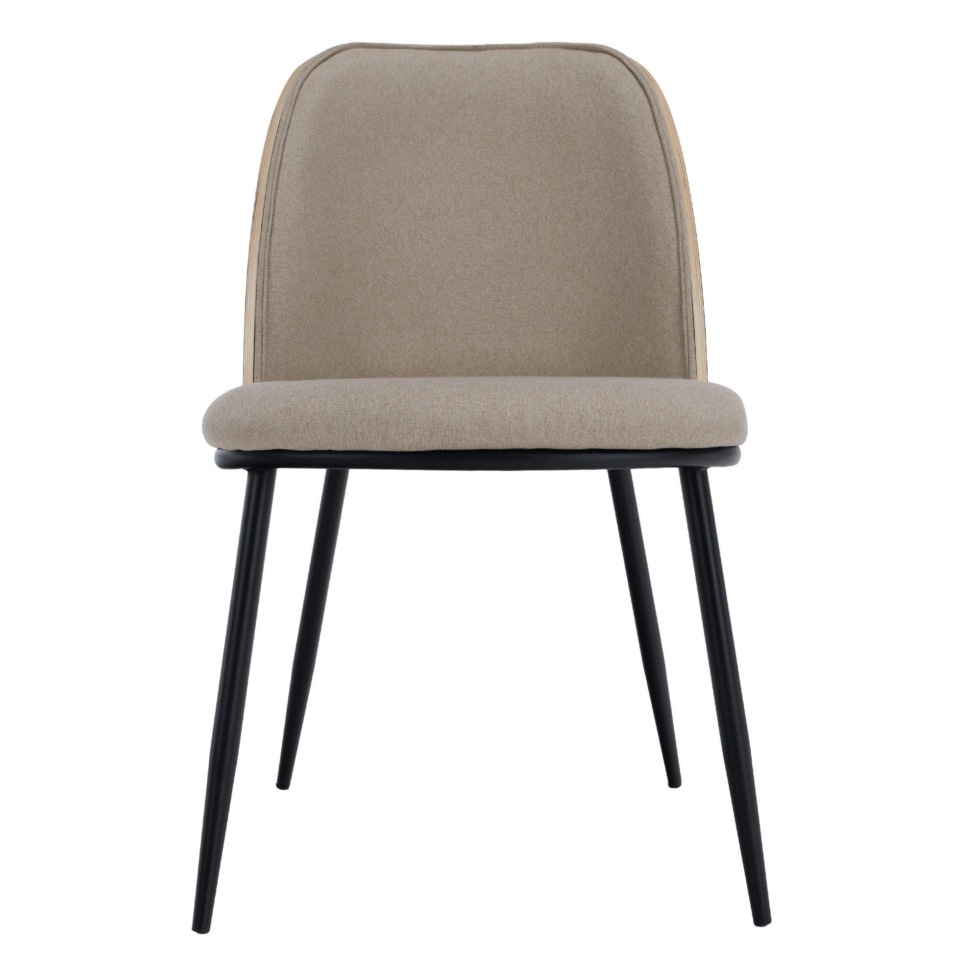 Scaun VUDIA, bej / natural / negru
