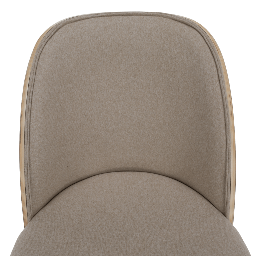 Scaun VUDIA, bej / natural / negru