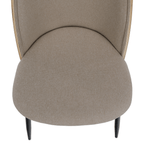 Scaun VUDIA, bej / natural / negru