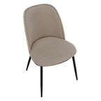 Scaun VUDIA, bej / natural / negru