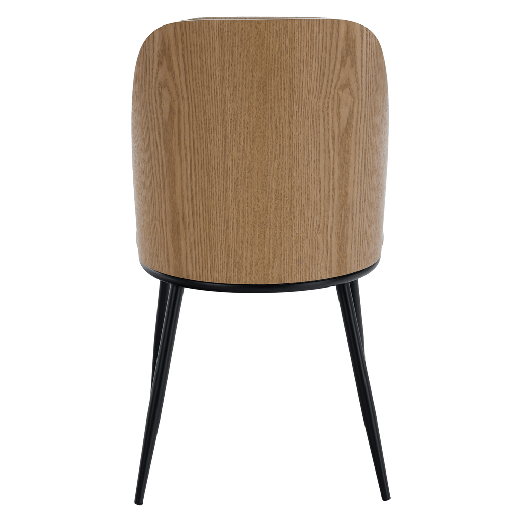 Scaun VUDIA, bej / natural / negru