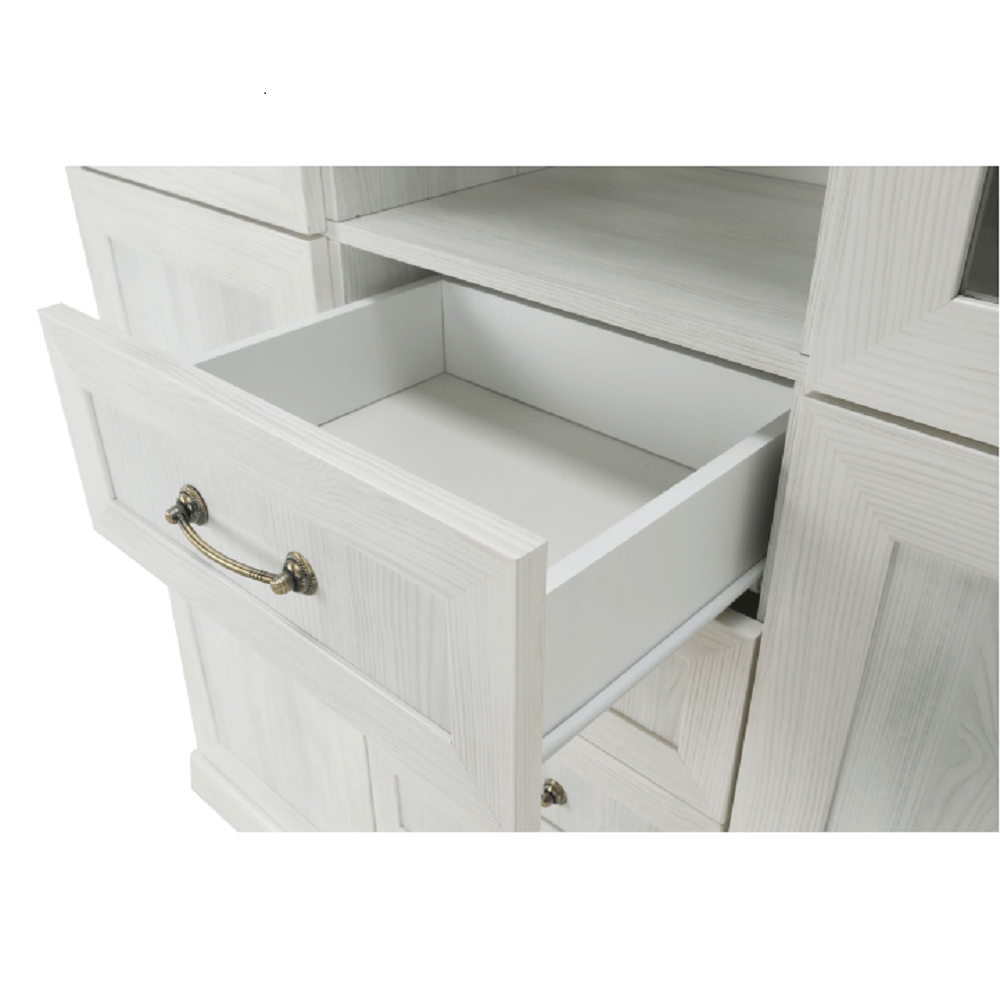 Vitrina ROYAL, pin / stejar