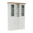 Vitrina ROYAL W2D, pin nordic/stejar salbatic