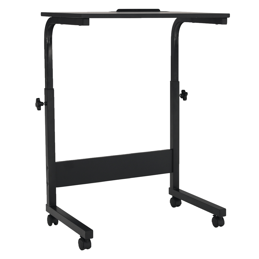 Reglabil birou PC cu roti WESTA, negru