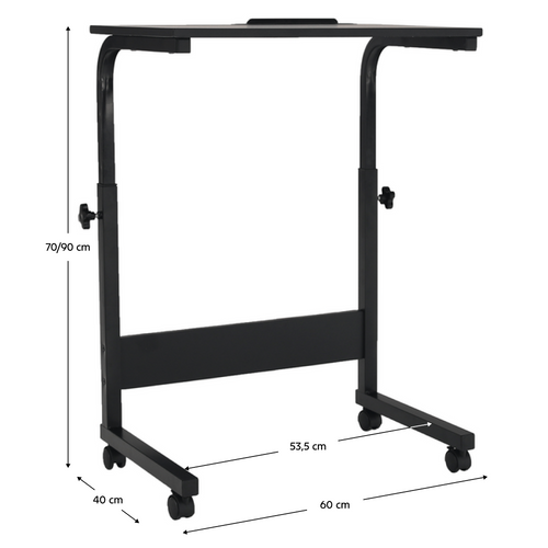 Birou PC WESTA, negru