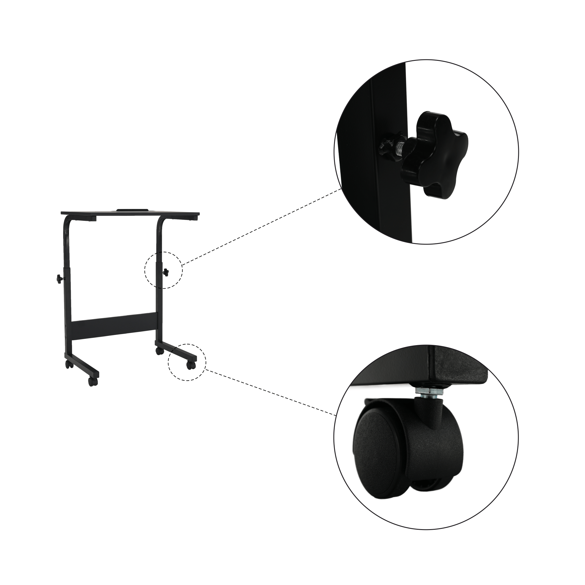 Birou PC WESTA, negru