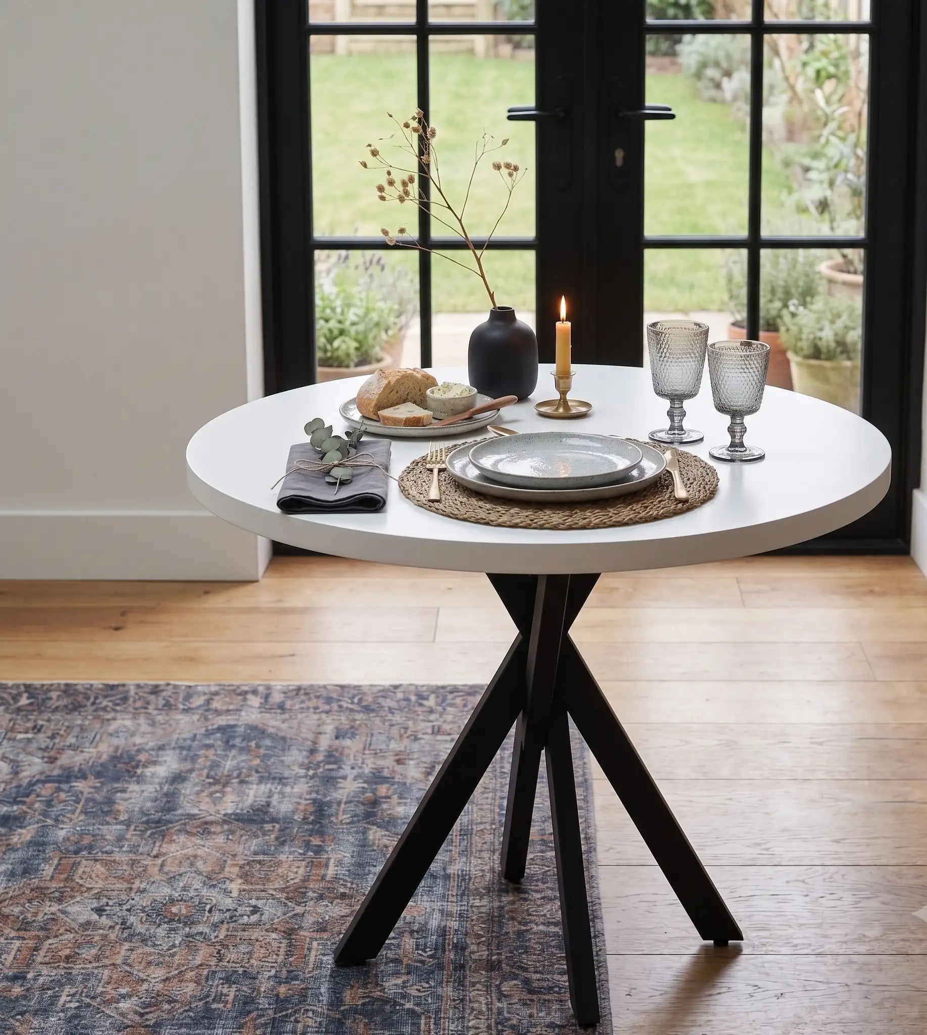 Masa fixa 90*75 cm Xenia,rotunda – Maxinova (imaginea 2)