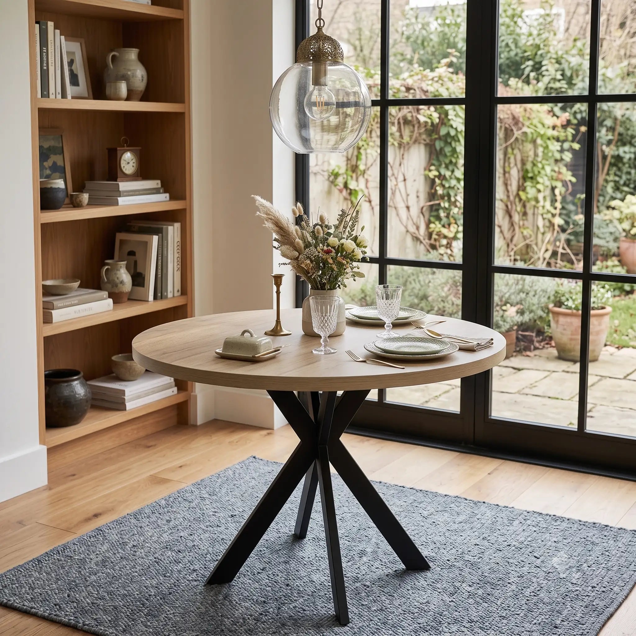 Masa fixa 90*75 cm Xenia,rotunda – Maxinova (imaginea 1)